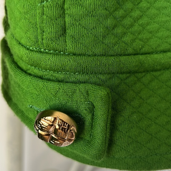 Juicy Couture zip up waffle Lime Green Hoodie - Picture 3 of 6